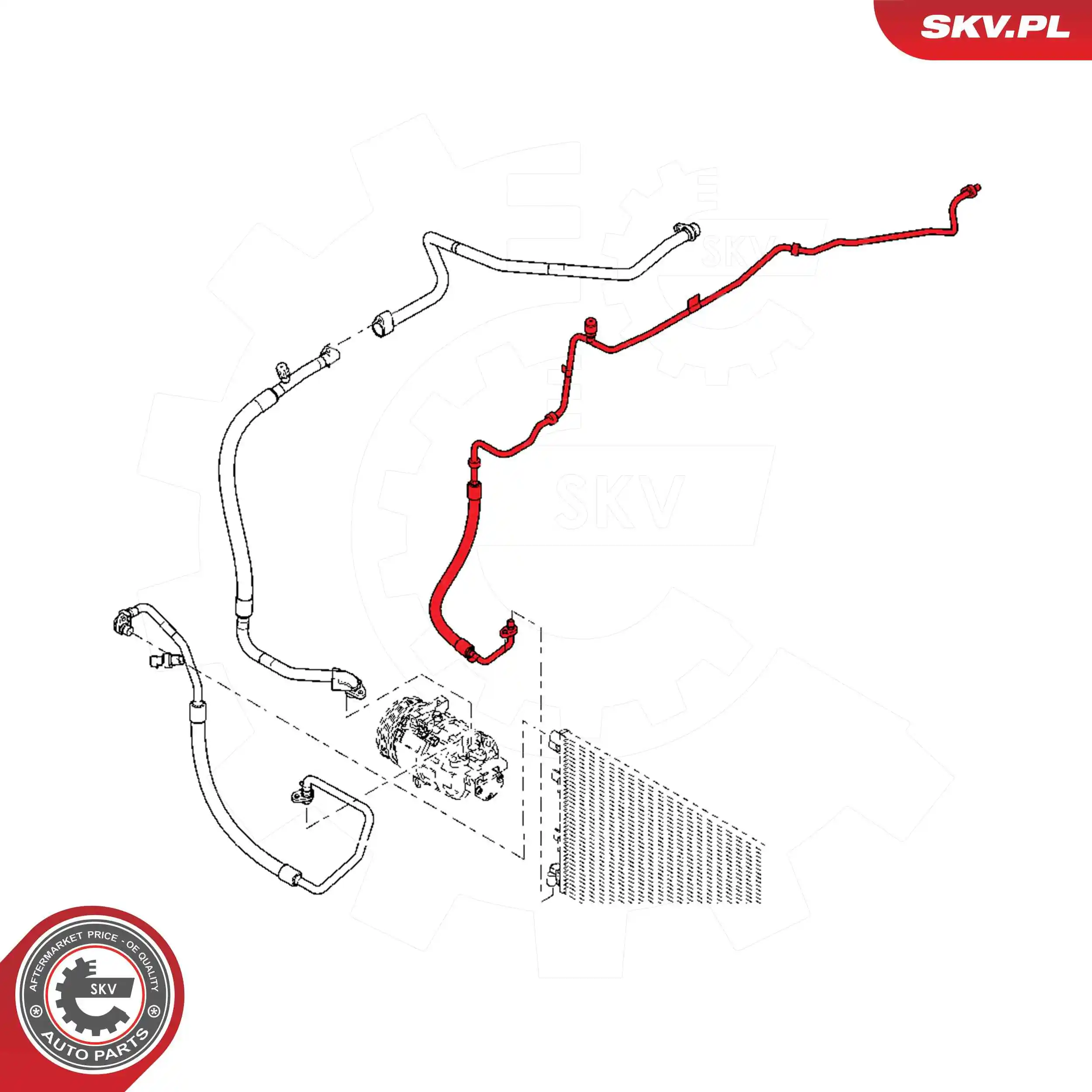 High/Low-pressure Line, air conditioning